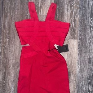 Red tight dress with tags on. Never been worn